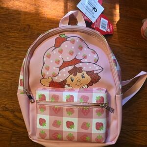 Charming Kids Backpack with Strawberry Design